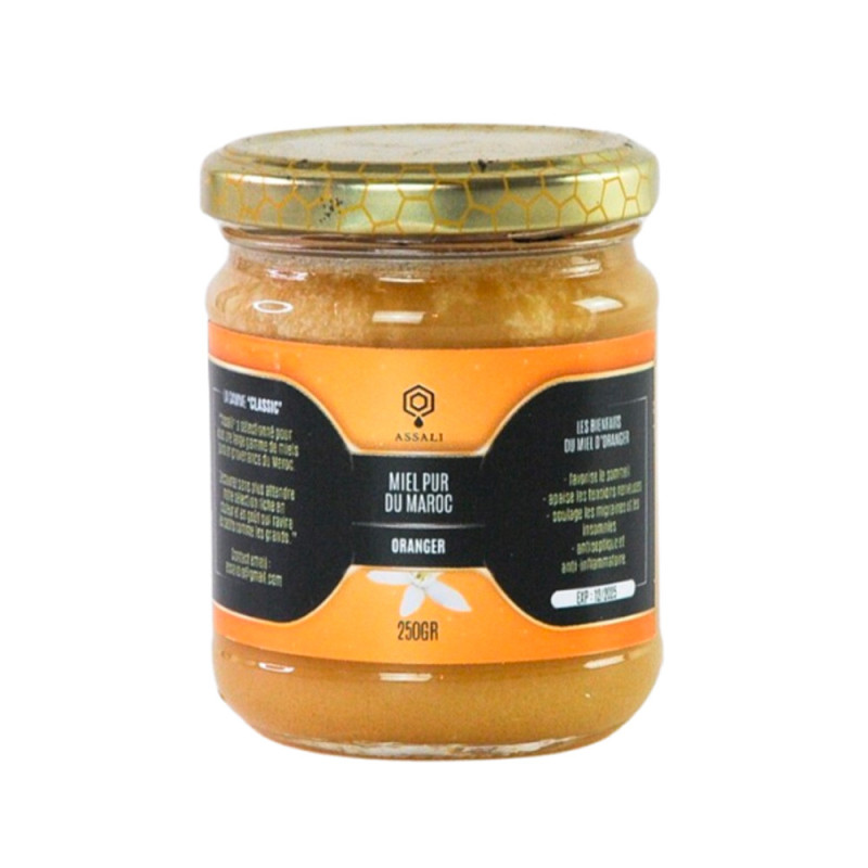 Miel d'oranger du Maroc Assali - 250g